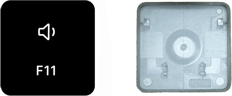 GRMTRV Replacement Individual Key Cap Hinge for MacBook Air 13'' 15'' M3 M4 A3113 A3114 A3240 A3241, 14'' 16'' Pro/Max M4 A3185 A3186 A3401 A3112 A3403 2024-2025 (F11) - Image 2